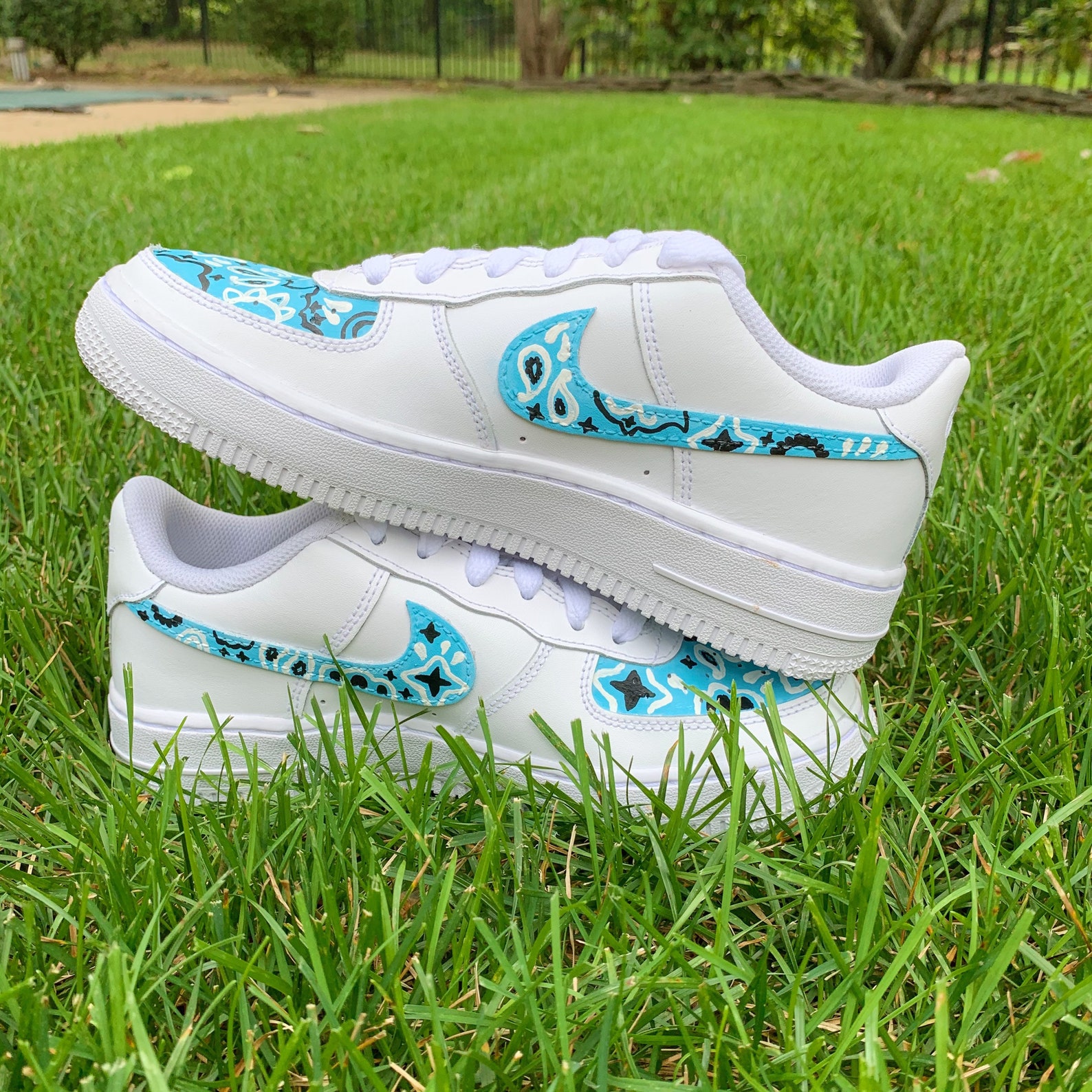 air force one paisley blue