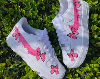 Butterfly Drip Air Force 1 Custom - Daniel Customs