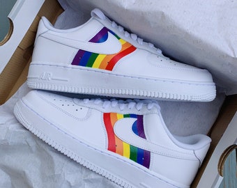 rainbow nike sneakers