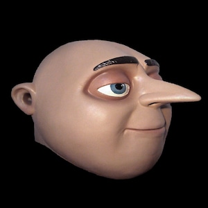 Latexmasker van Despicable Me, Felonius Gru-masker, Schurkenkostuum, Cosplay