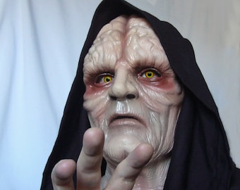 Darth Lord Latexmask, Kejsarmask, Wars Cosplay, Mörka sidan-kostym