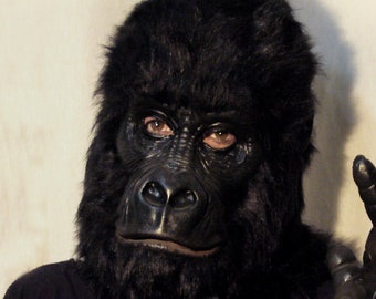 Gorilla latex Mask, Planet of the Apes, Primate mask, for Monkey Costume