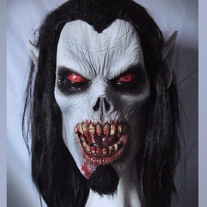 Masque en latex Morbius, Morgan, Le masque de vampire vivant, Spider Villain, Mervel Comics, Halloween, Cosplay d&#39;horreur