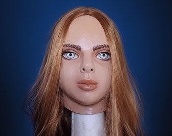 M3GAN latex Mask, Megan mask, Model 3 Generative Android, Robotic Friendship, Horror movie