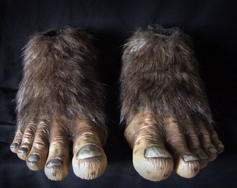 Bigfoot Latex Hand Gloves,(pair), Sasquatch, Yeti, Halloween Costume, Horror Cosplay