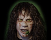 The Exorcist latex Mask, Regan macneil mask, Horror movie, Demon Possessed, Halloween,  Cosplay