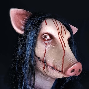 Pig Mask, Horror Cosplay, Halloween Costume