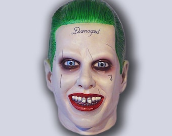 Joker latex Mask, Joker mask, Smiling Clown, Suicide Cosplay