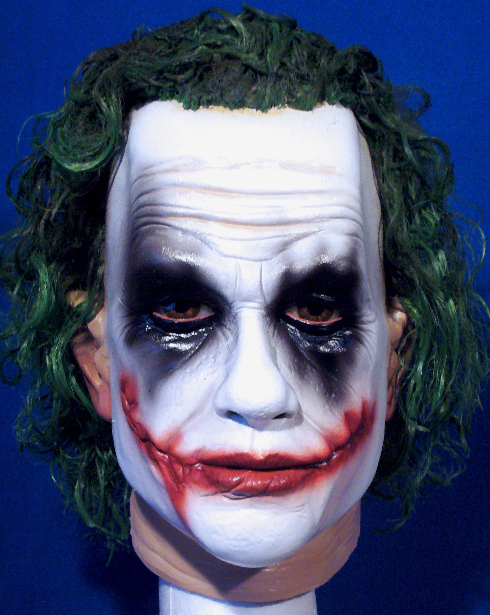 Joker Latex Mask Batman Dark Knight Movie Guasón Mask Heath Etsy