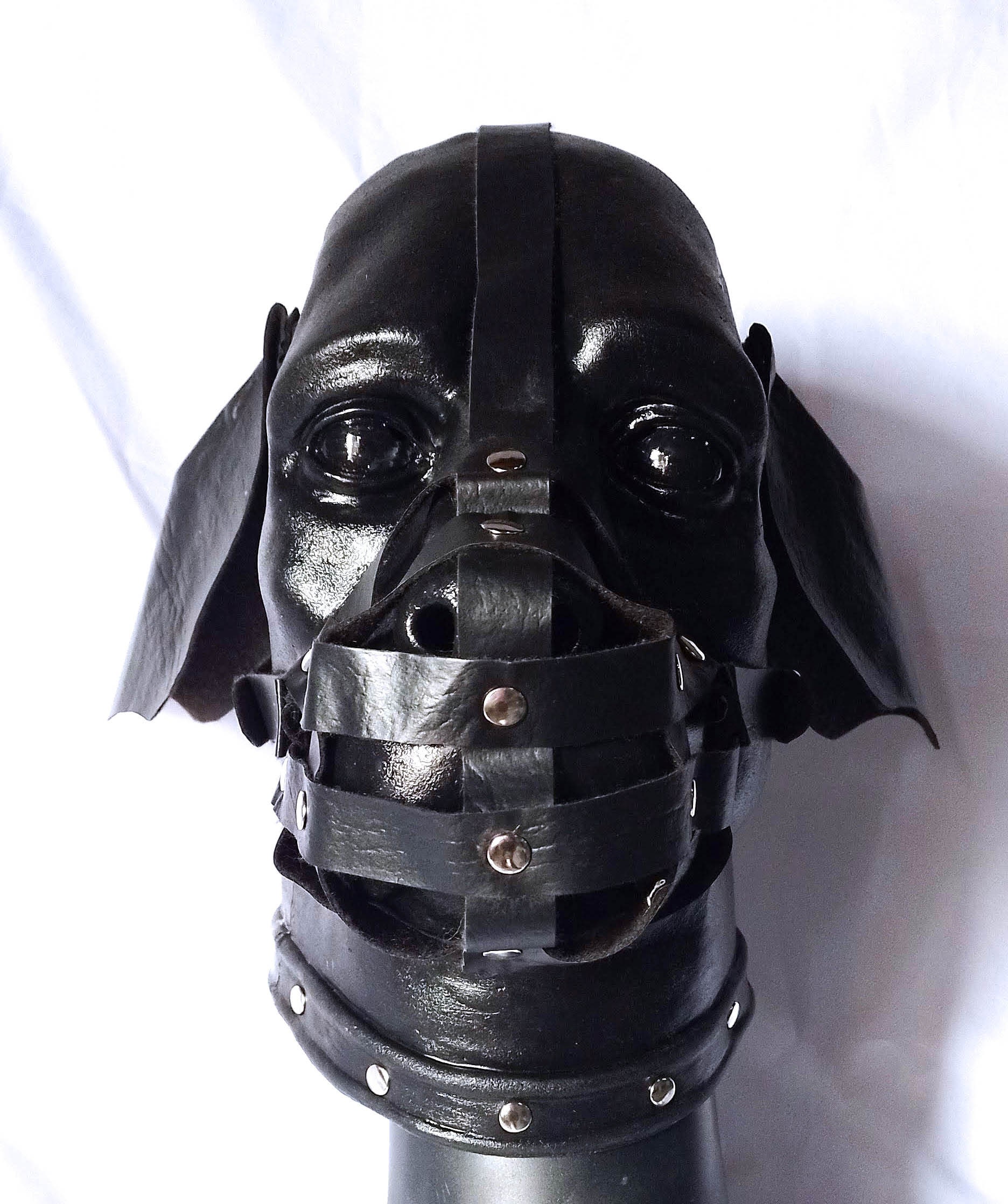 Latex Rubber Full Head Puppy Play Hood Mask – Unisex Role Play Cosplay Mask