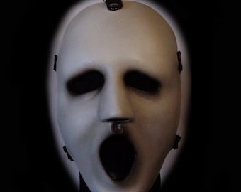 Ghost face Latex Mask, Brandon Slasher, Maniac, Scarry series, Horror, Halloween