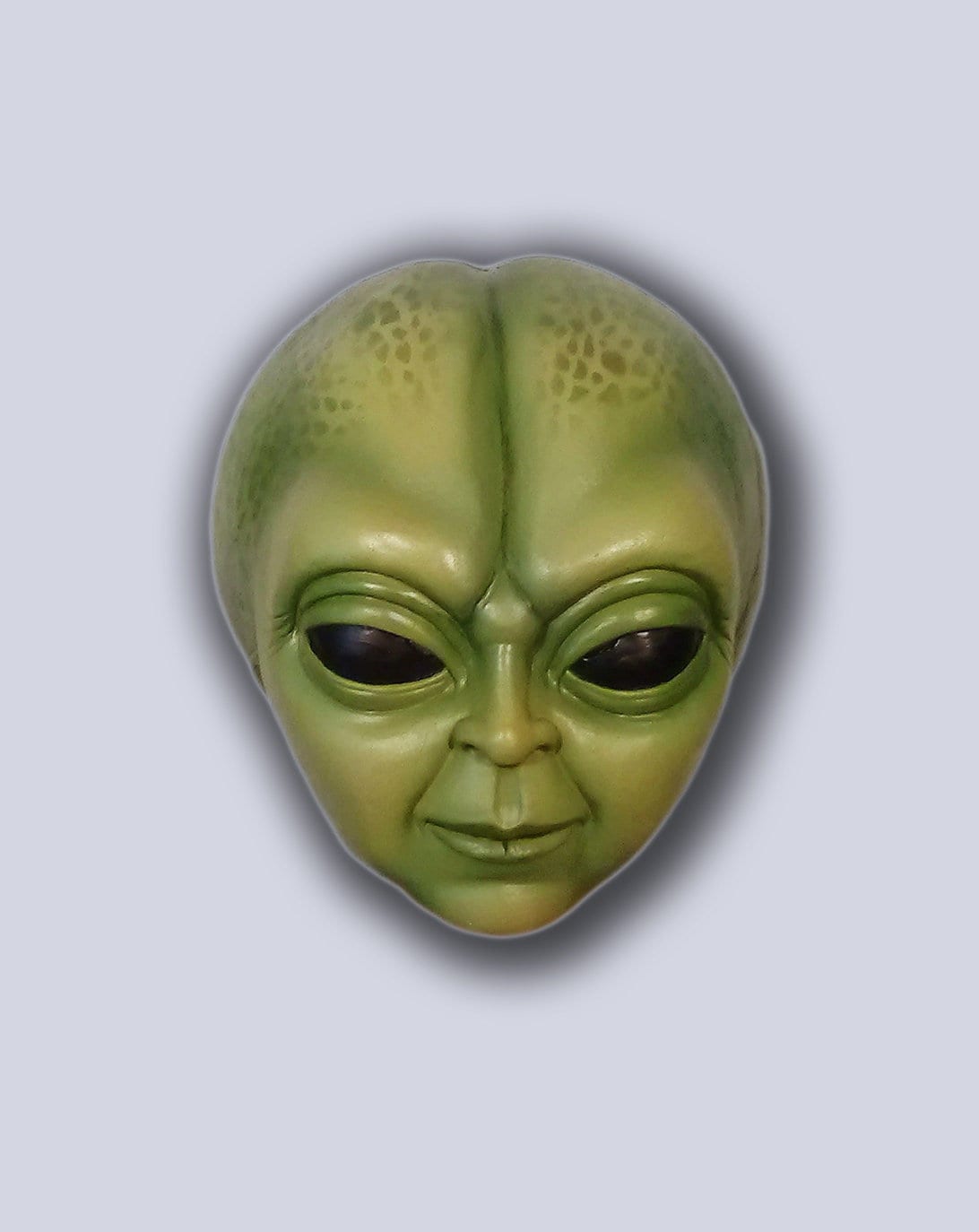Alien Latex Mask Adult Purple main image 0