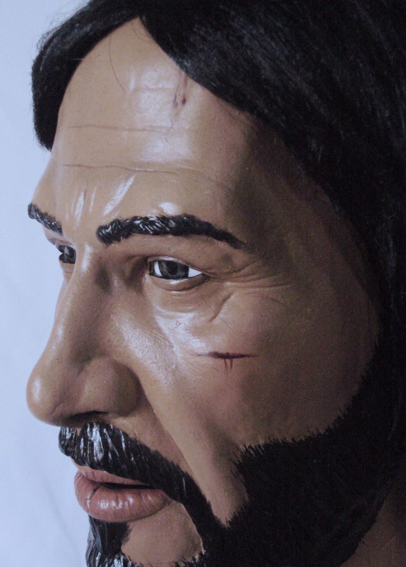 John W Latex Mask Bogeyman Custome Keanu Cosplay Etsy