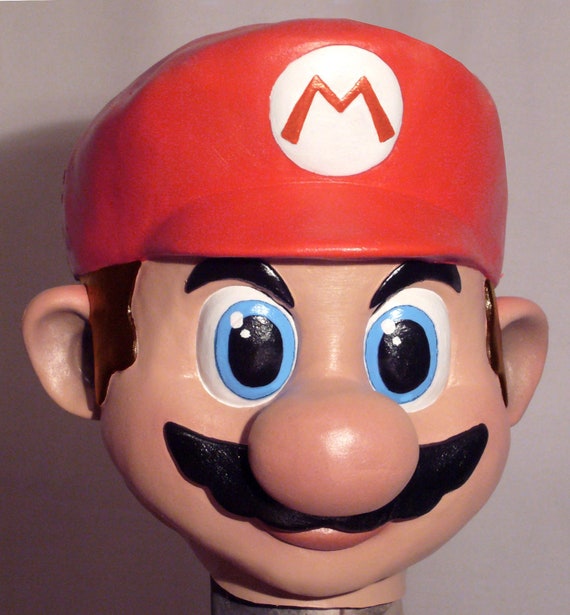 Maschera in lattice di Super Mario Bros, accessorio per costume di  Halloween -  Italia