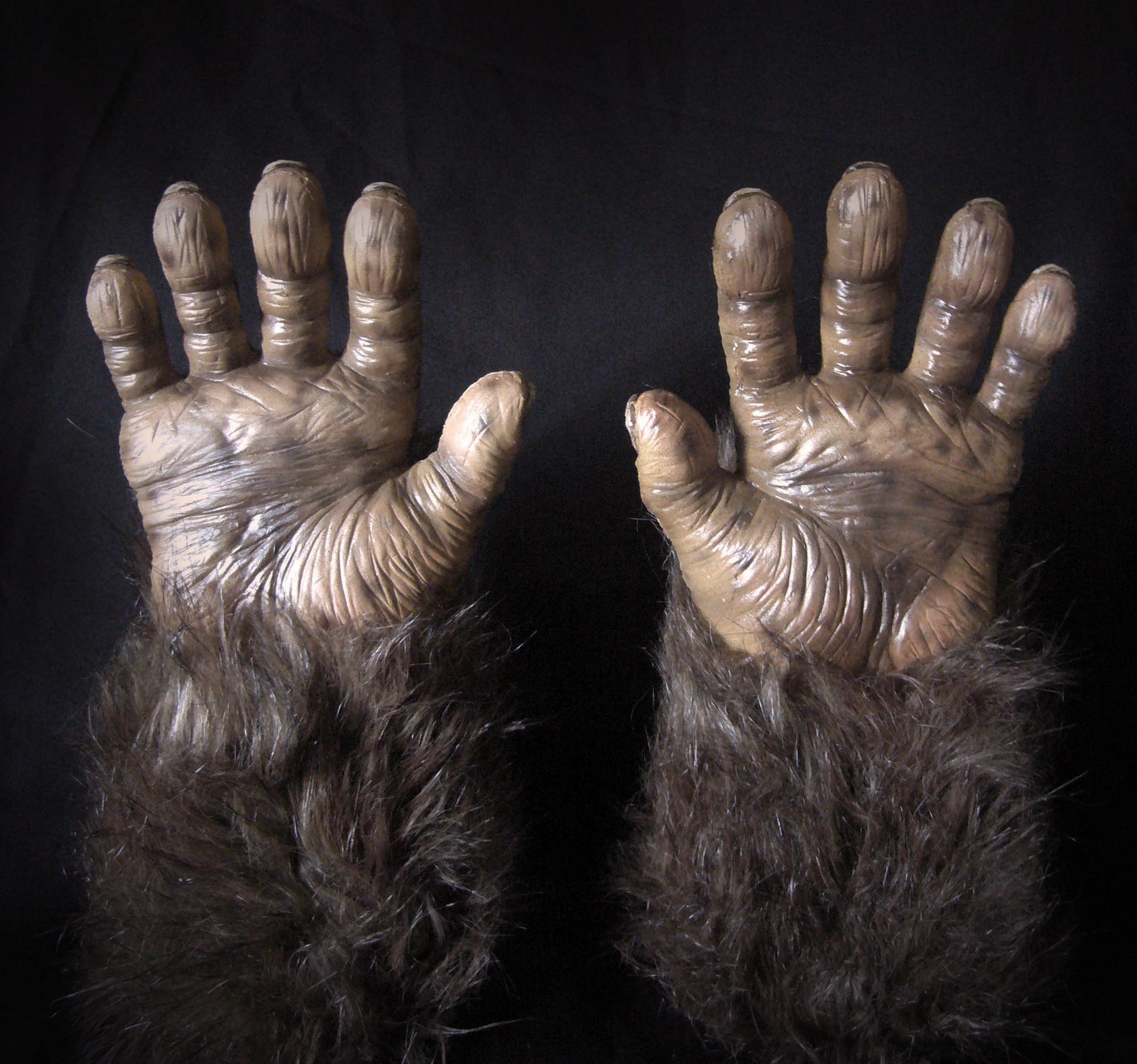 Bigfoot Latex Hand Glovespair Sasquatch Yeti Halloween - Etsy UK