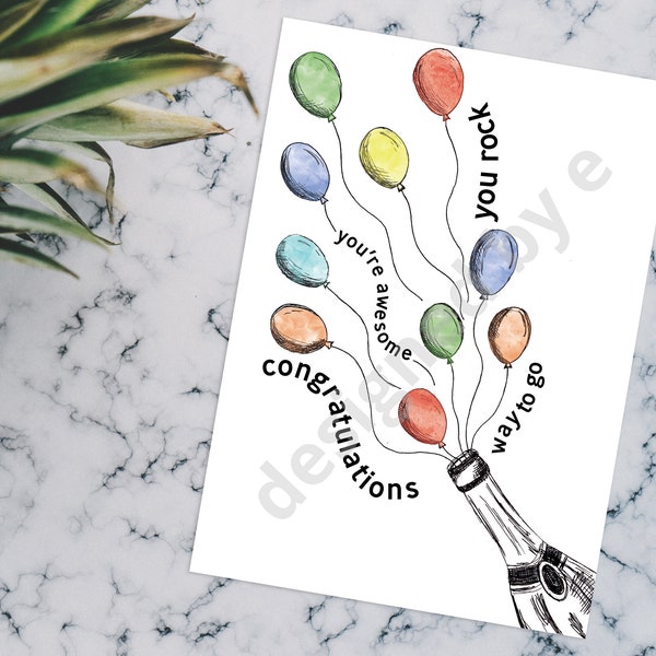 Way to Go Card - Etsy