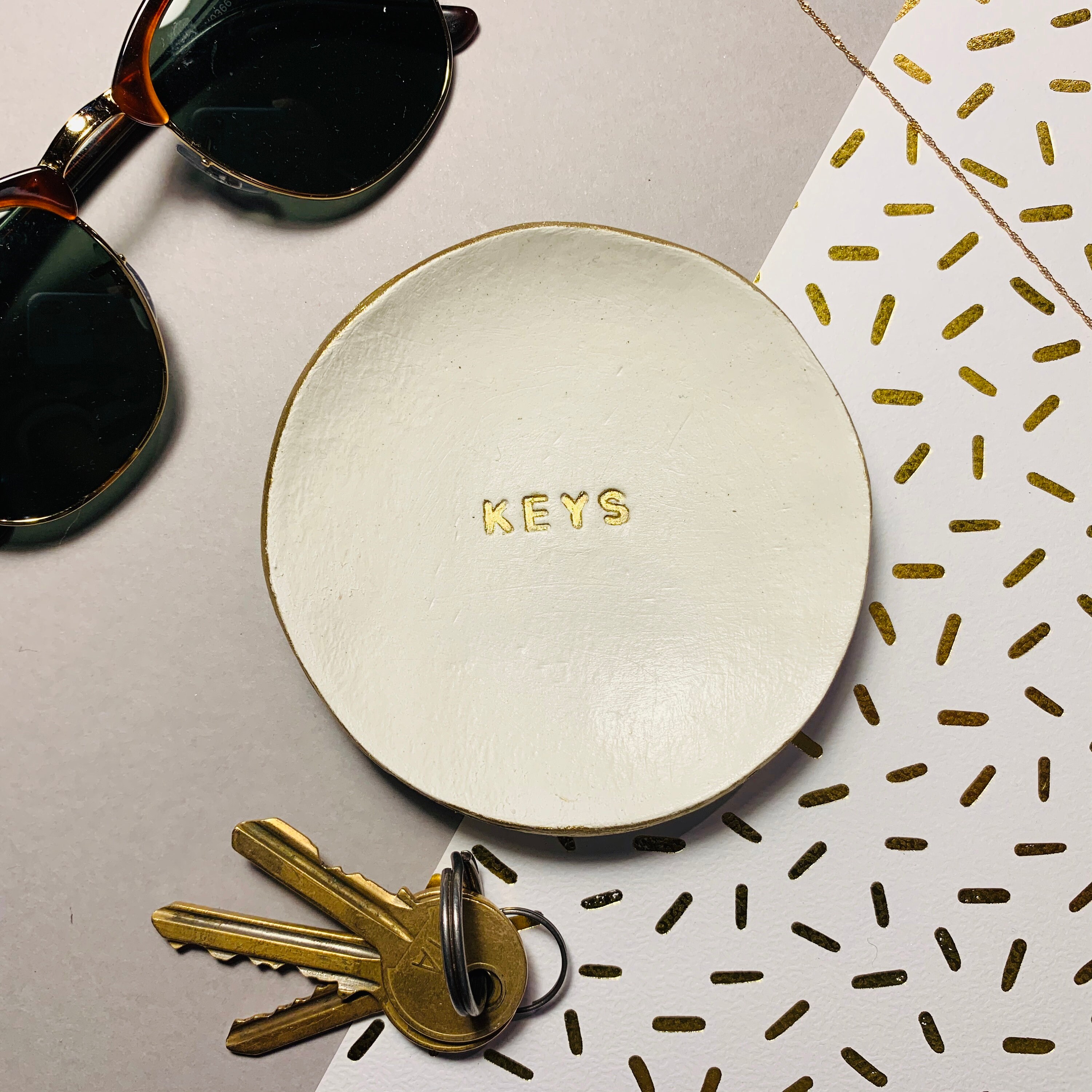 Keys dish New home gift Key holder Etsy