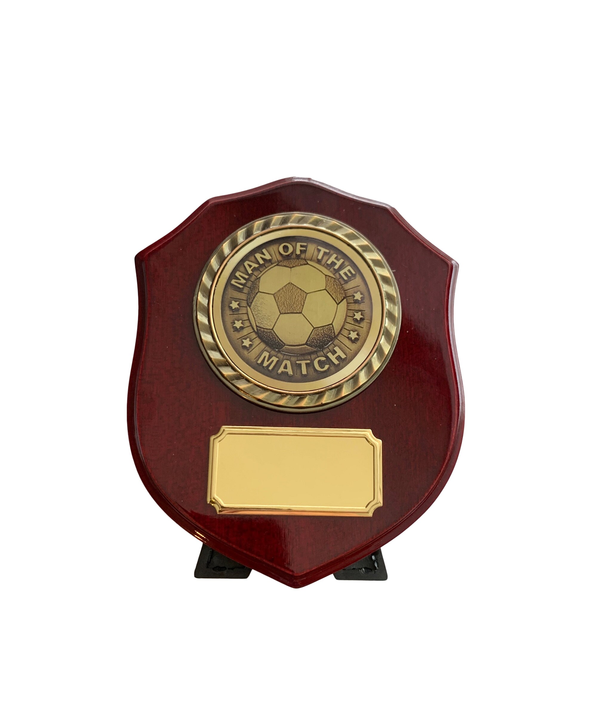 Personalised Premium Football Man of the Match Shield 155 mm Etsy