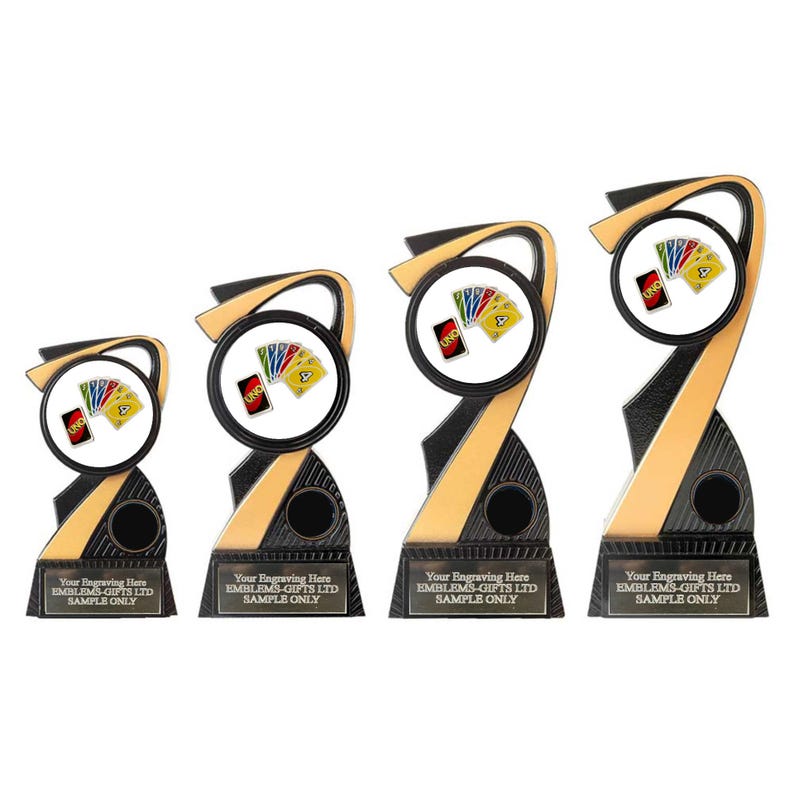Torophy Sample Uno Award Mania Tower Trophy Engraved Free - Etsy