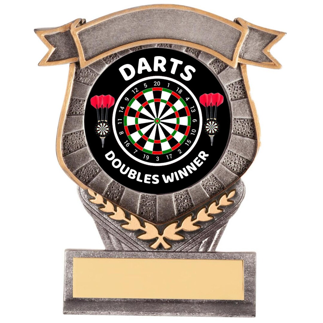 Darts Doubles Winner Award 105mm Falcon Trophy Engraved Free - Etsy