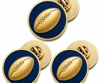 3 x Rugby (BU27) Lapel Pin Badges