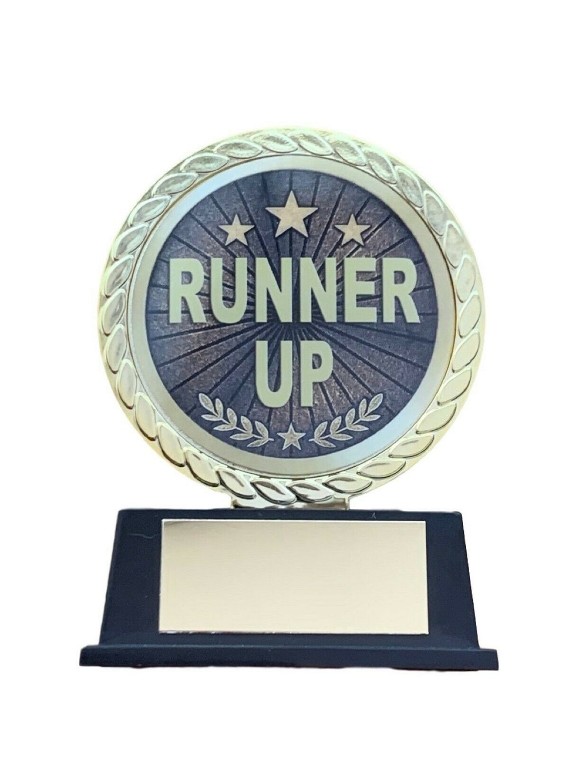 Runner Up Trophy 85 mm Gold Plastic Award G ENGRAVED FREE Etsy