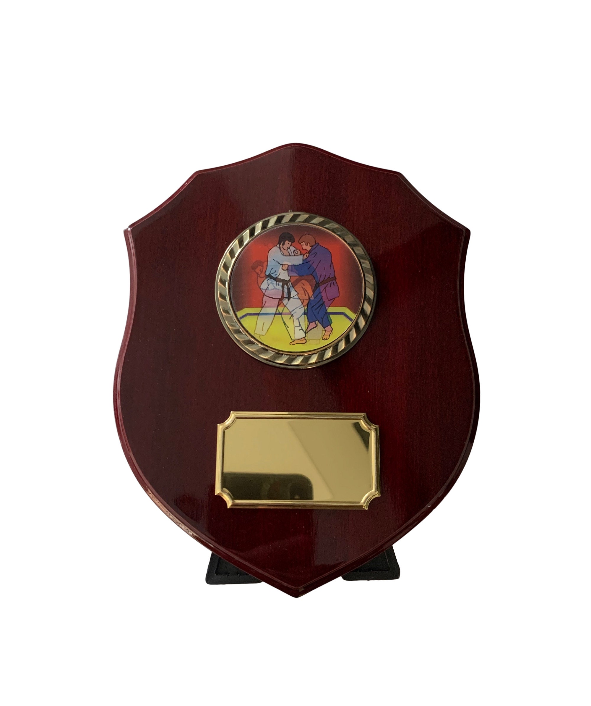 Large Premium Martial Arts Sports Shield 180 mm T ENGRAVED Etsy