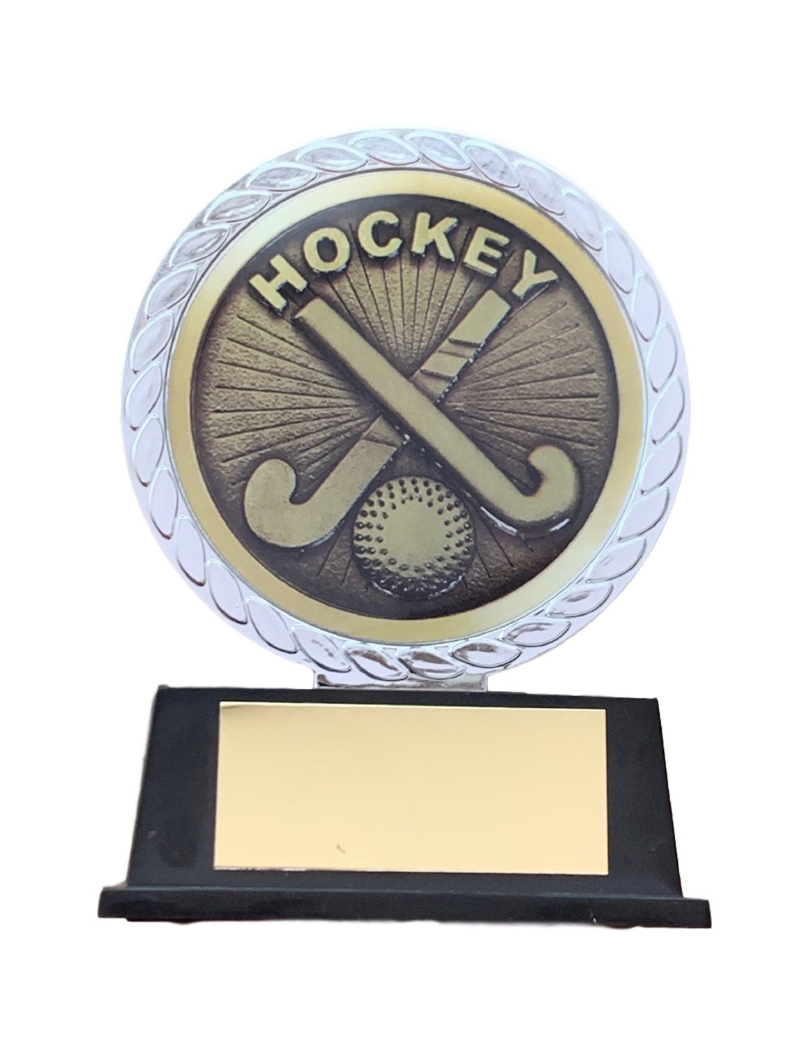 Field Hockey Trophy 85 mm Silver Plastic Award G ENGRAVED Etsy