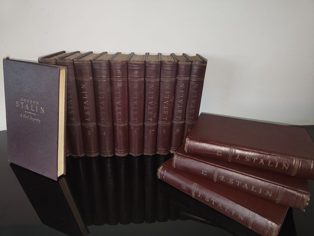 Joseph Stalin Works. Set 1 13 and Joseph Stalin a Short Biography. - Etsy