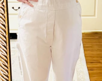 Vintage 90s dickies dungarees white overalls