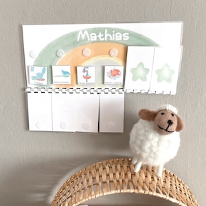 Tagesplan Kind, Routineplan Kind, Montessori Vorschule Kita Deutsch
