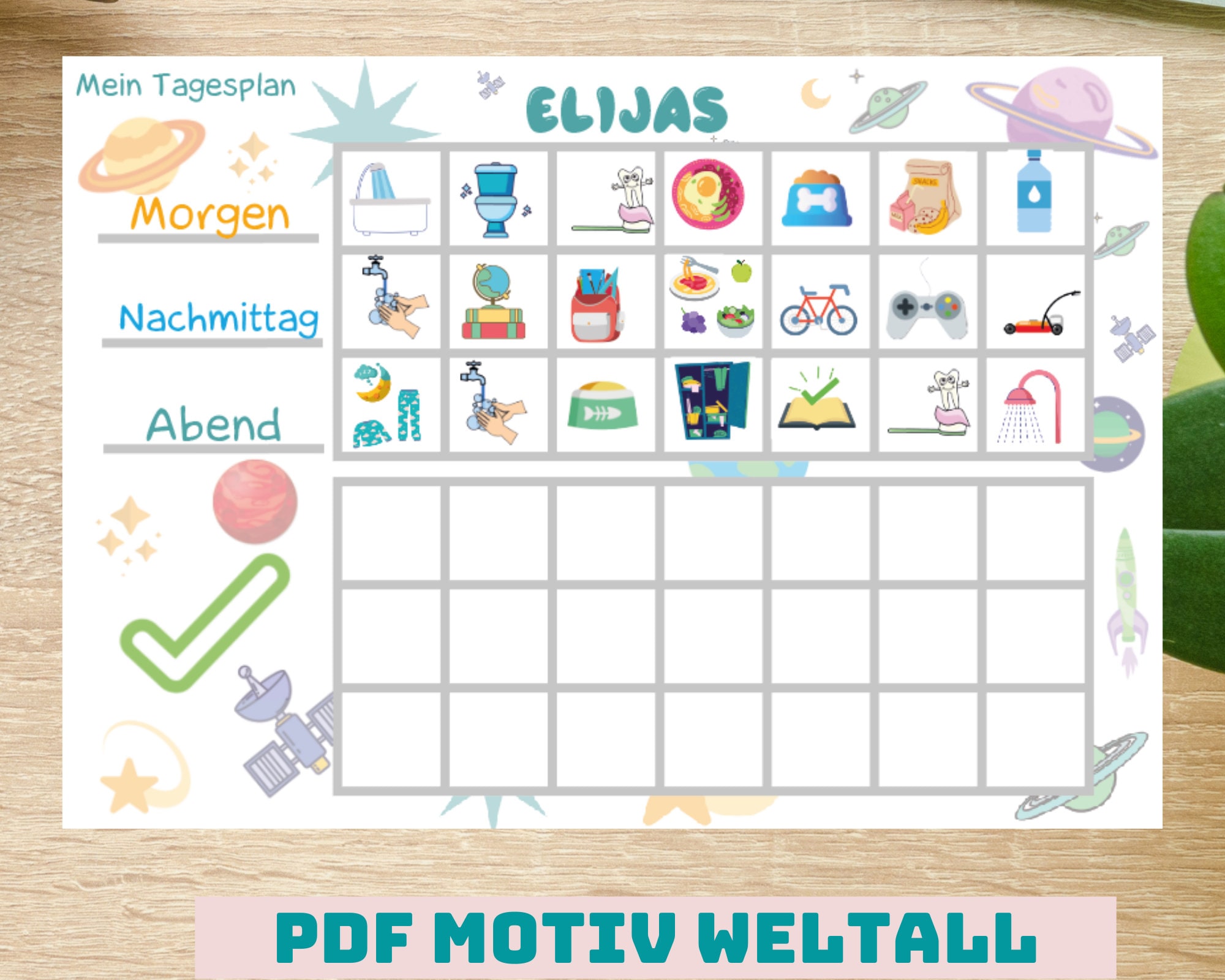 Wochenplan Kinder Routineplaner Für Kinder Tagesroutine - Etsy Canada