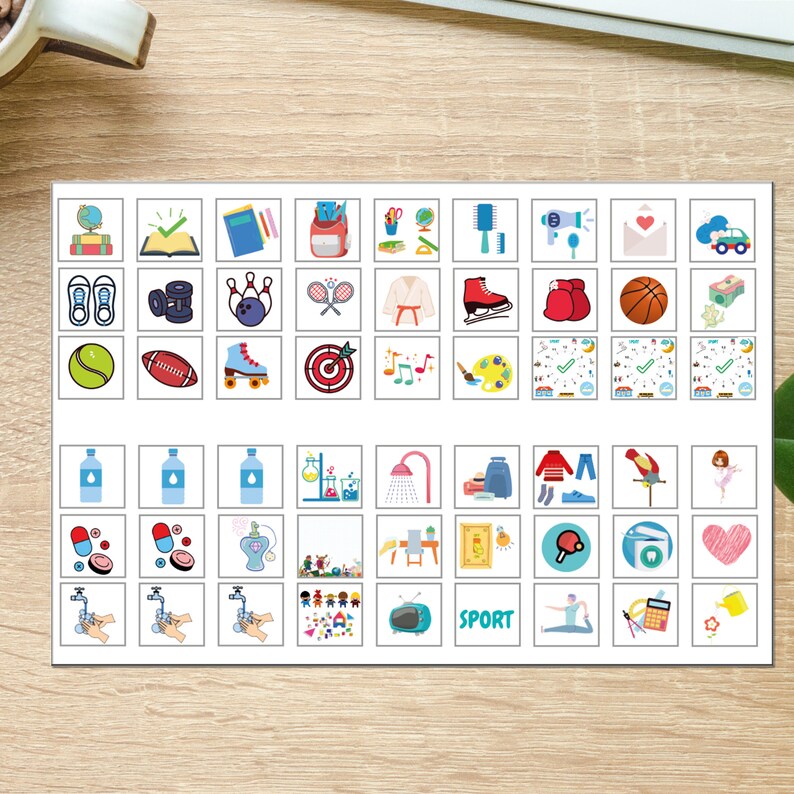 Wochenplan Kinder Routineplaner Für Kinder Tagesroutine | Etsy