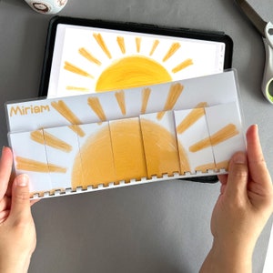 MEGA Tagesplan Kind Mond, Sonne Routineplan für Kinder, Montessori, Vorschule Kita Deutsch image 6