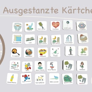 MEGA Tagesplan Kind Sonne, Routineplan für Kinder, Montessori, Vorschule Kita Deutsch image 5