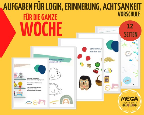 Vorschule Arbeitsblatter Schwungubungen Finde Und Verbinde Etsy