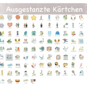 MEGA Tagesplan für Kinder Sonne, Morgenroutine, Abendroutine für Kind, Montessori, Vorschule, Kita Deutsch Bild 4