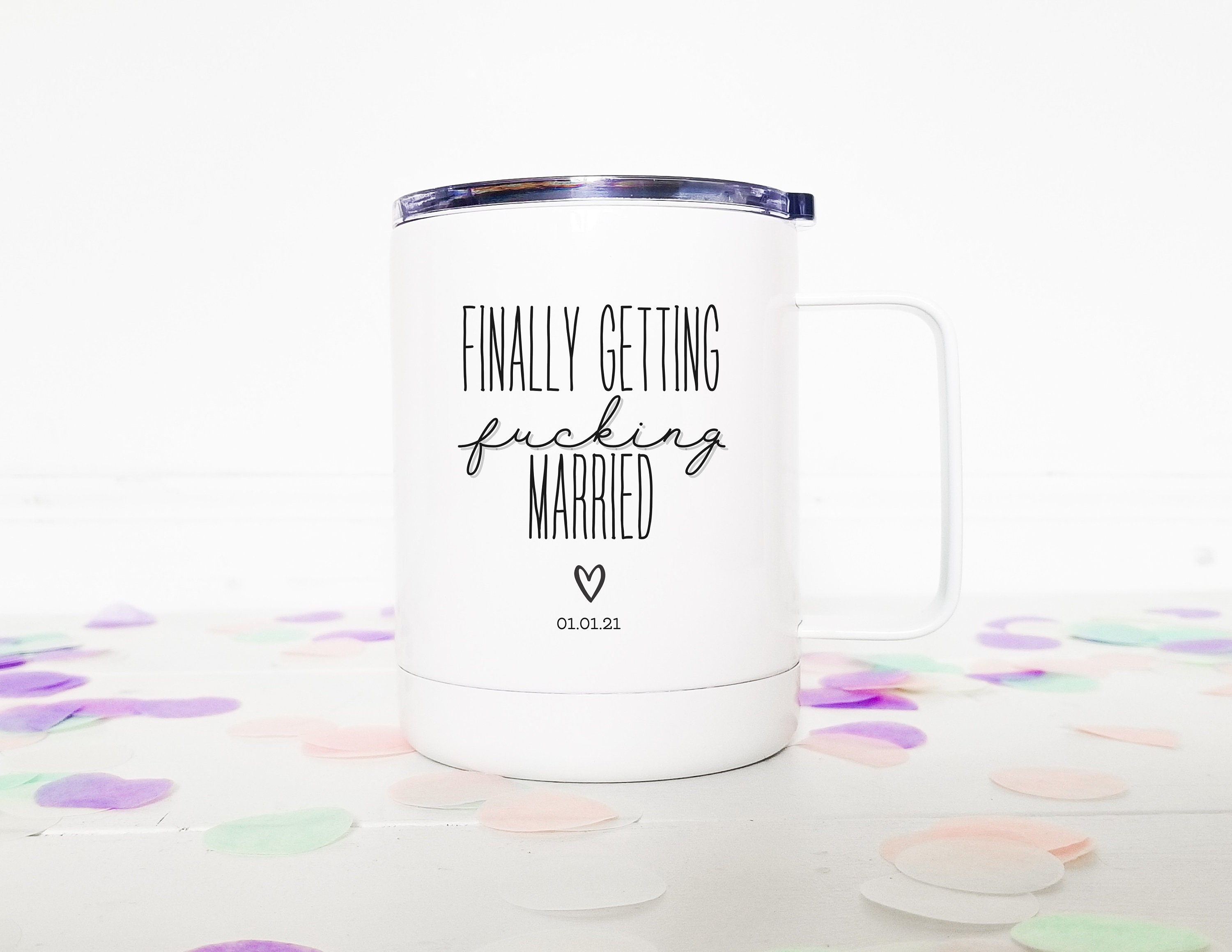 Bridal Mug Travel Mug Wedding Day Mug Wedding Day Gift Etsy