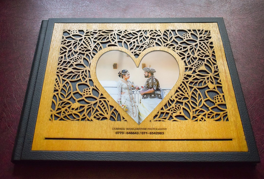 Laser Cut Album Cover, Front Cover, Frame for 3mm Wood, MPF, Plywood