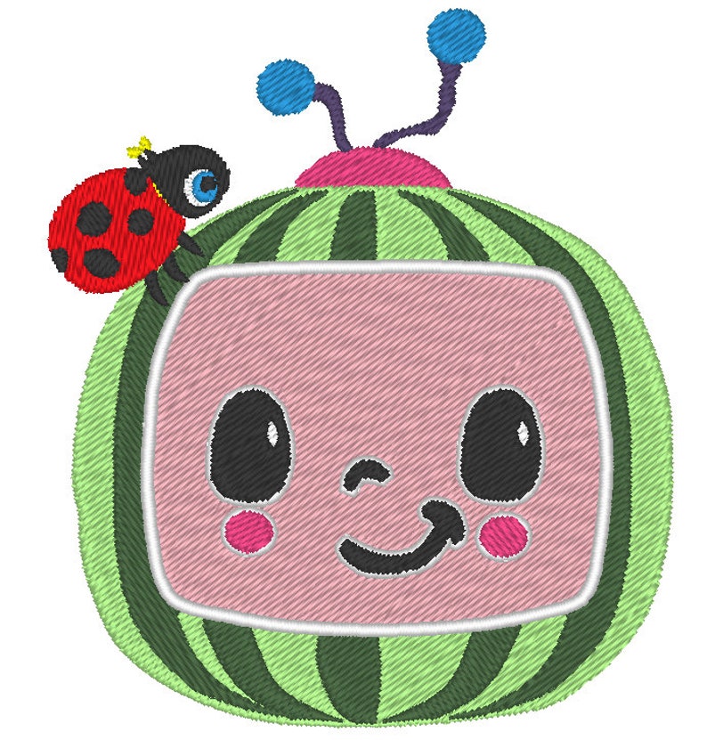 Cocomelon Embroidery Design Pes Cocomelon Embroidery Design Pes