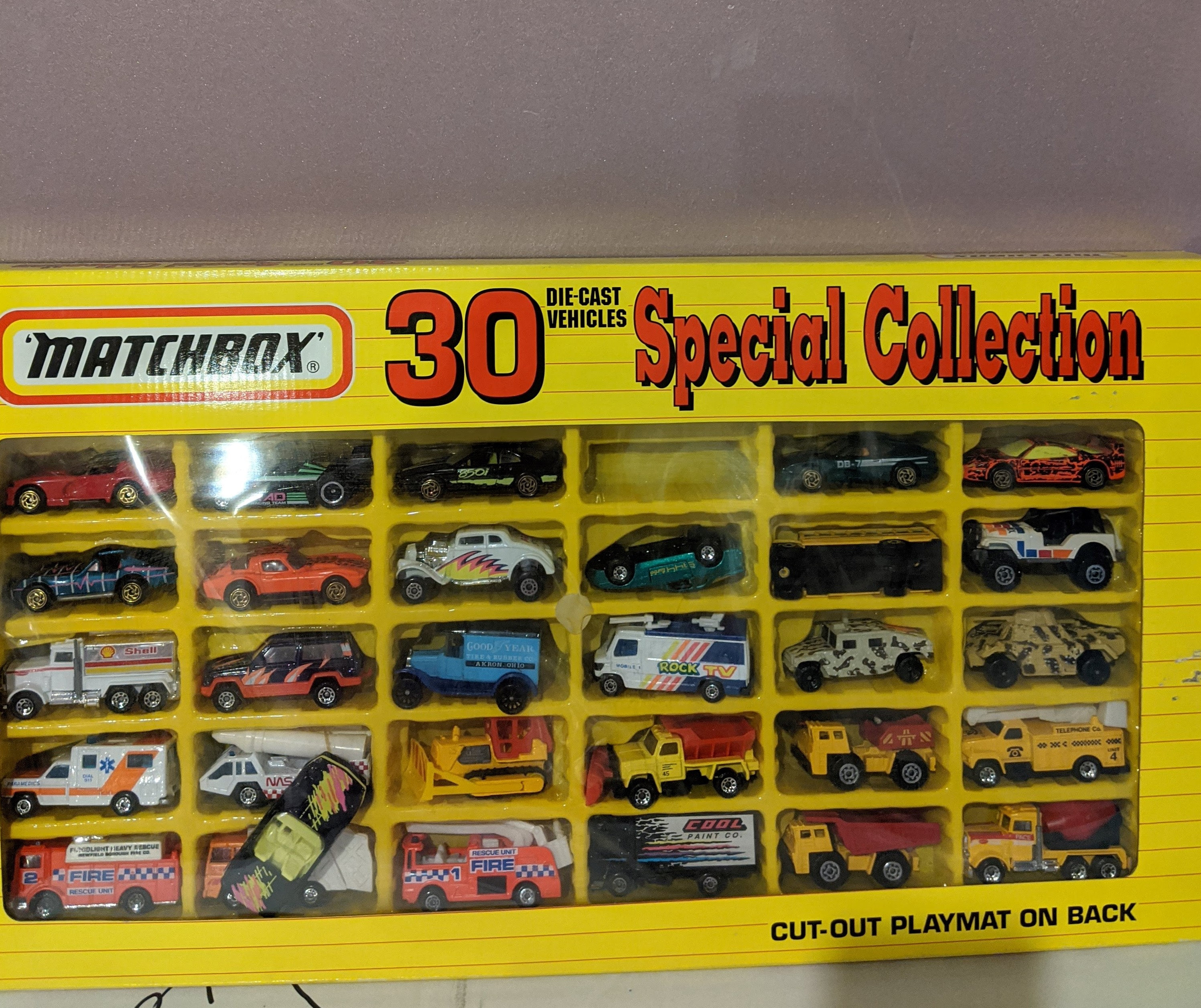 Matchbox 30 Car Gift Set from 1990's. Original. Etsy