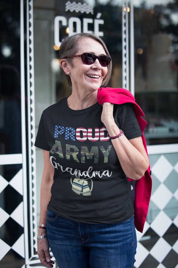 Proud Army Grandma Shirt Military 