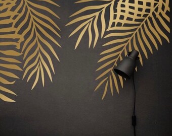 Leaf Wall Decal Etsy