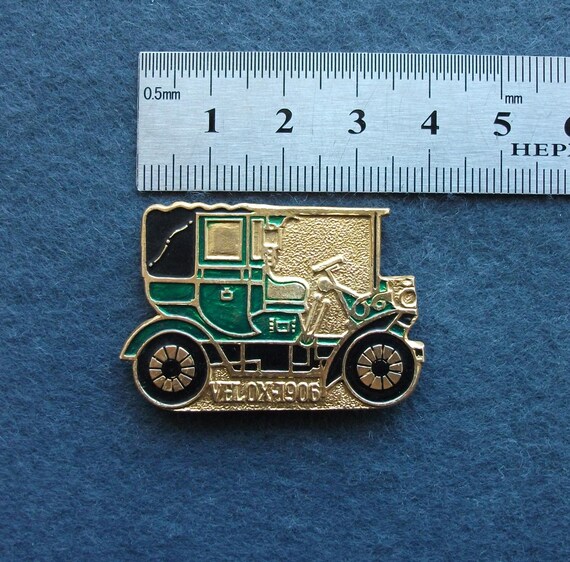 ヴィンテージ ソビエト バッジ カー ベロックス 1906 ピン アイコン