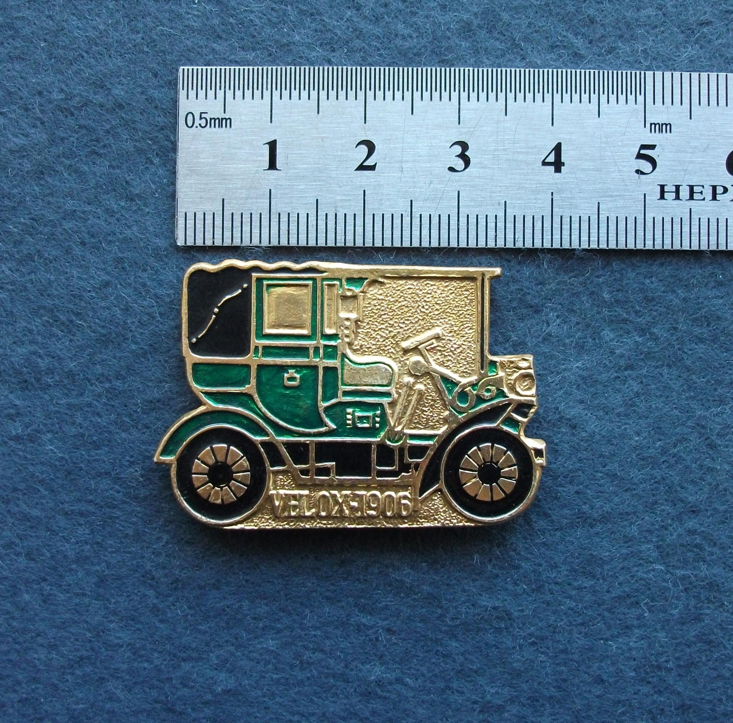 ヴィンテージ ソビエト バッジ カー ベロックス 1906 ピン アイコン