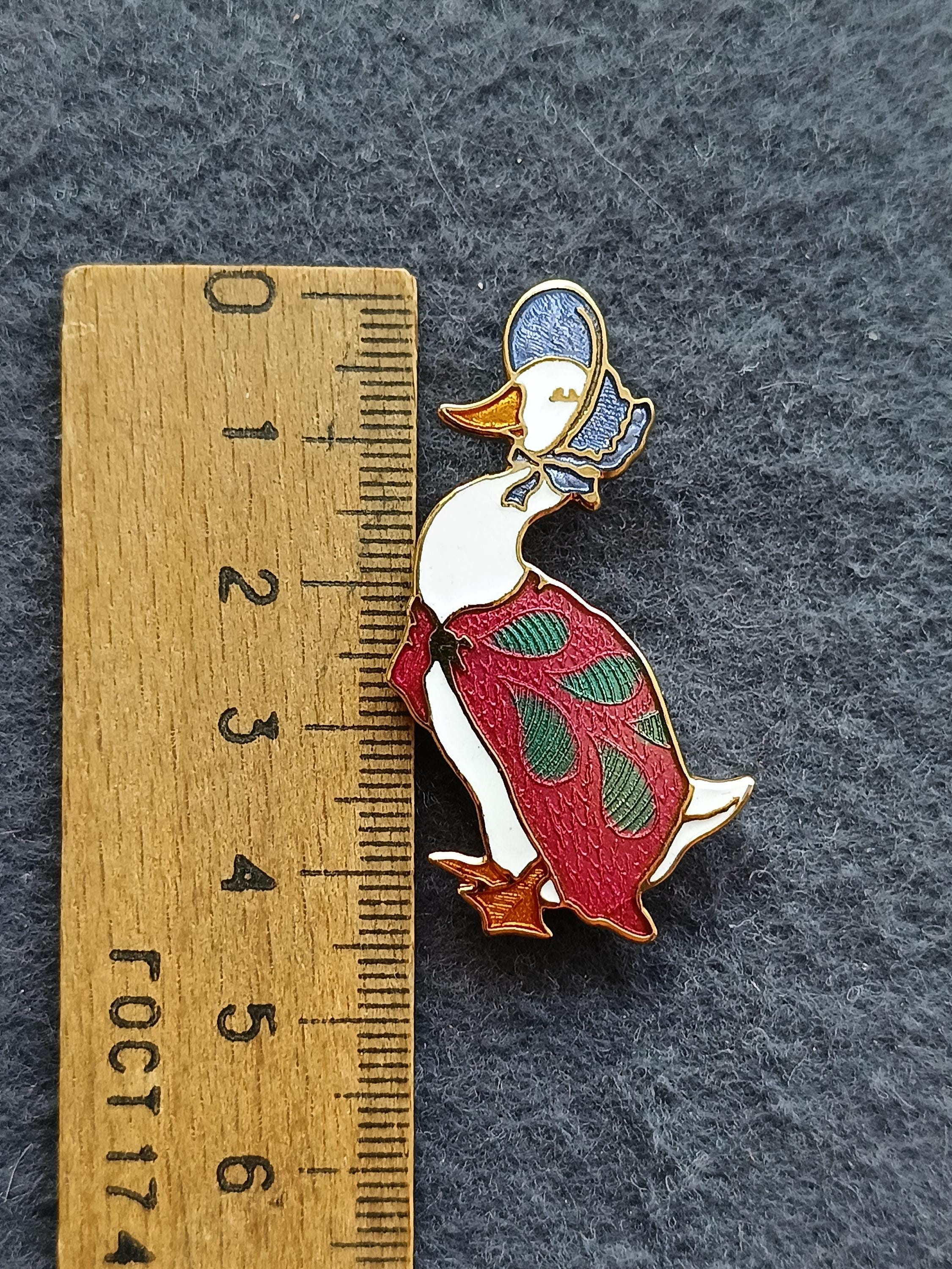 Beatrix Potter Jemima Puddle Duck Vintage Brooch 1992 - Etsy