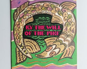 Russian Folk Tale At the Pike&#39;s Command 1989s USSR Childrens Book