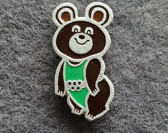 Lot De 10 Pins Collectors Misha Ours Mascotte JO 1980 Moscou URSS - Édition Vintage #2204