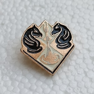 Chess Knights Vintage Bagde Pin USSR