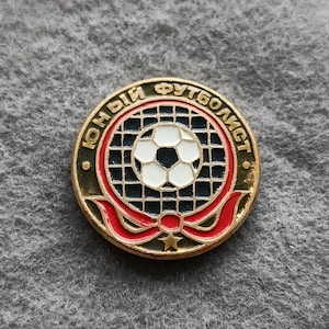 Späher UdSSR Junger Fußballer Pioniere Kinderclub Fußball Pin Ikone
